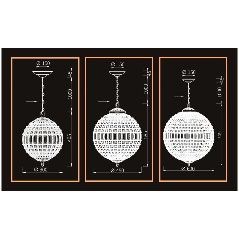 Globe Modern K9 Cristal Teto Pendente Luz Interior Lustre Tambor Iluminação Lâmpadas Luminárias
