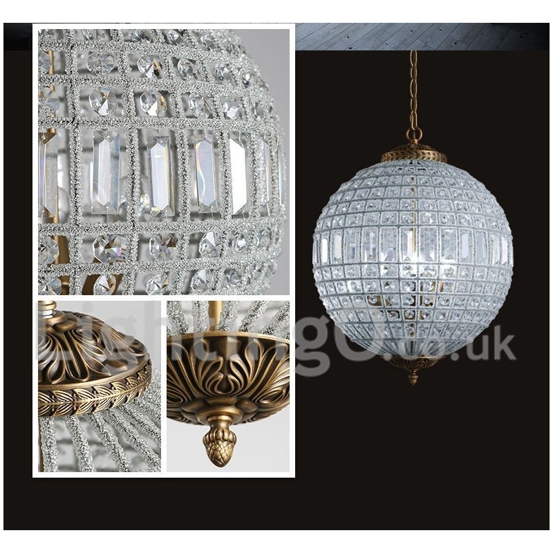 Globe Modern K9 Cristal Teto Pendente Luz Interior Lustre Tambor Iluminação Lâmpadas Luminárias