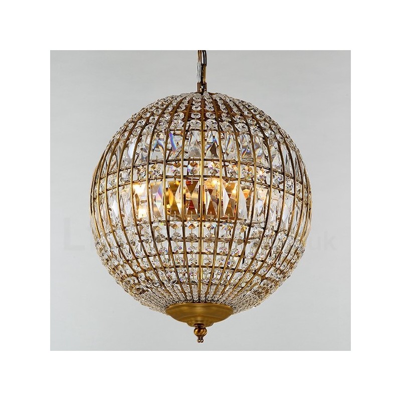 Globe Modern K9 Cristal Teto Pendente Luz Interior Lustre Iluminação Lâmpadas Luminárias