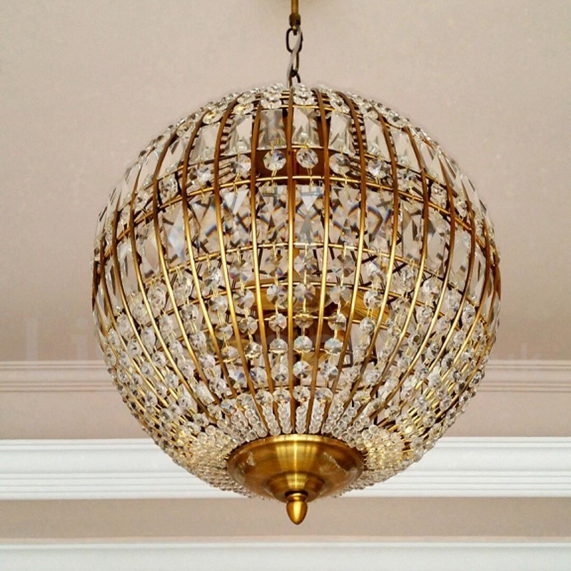 Globe Modern K9 Cristal Teto Pendente Luz Interior Lustre Iluminação Lâmpadas Luminárias