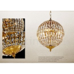 Globe Modern K9 Cristal Teto Pendente Luz Interior Lustre Iluminação Lâmpadas Luminárias