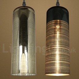 Luminária pendente de vidro europeia para sala de estar