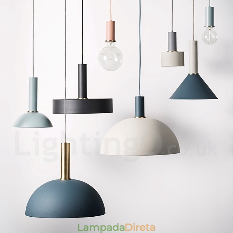 1 luz estilo nórdico moderno contemporâneo café pingente luz
