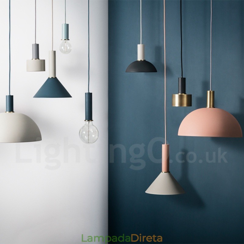1 luz estilo nórdico moderno contemporâneo café pingente luz