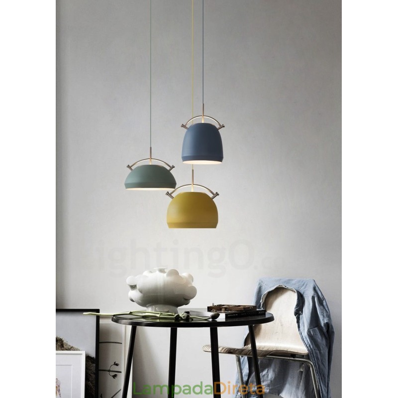 1 luz estilo nórdico moderno contemporâneo café pingente luz