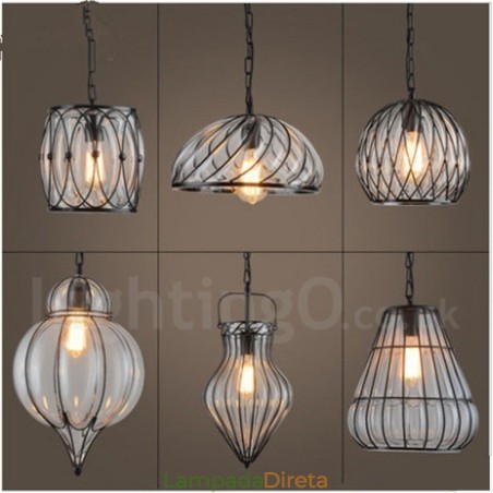 1 luz vintage café vidro pingente luz loft pingente lâmpada 1 luz vintage café vidro pingente luz loft pingente lâmpada