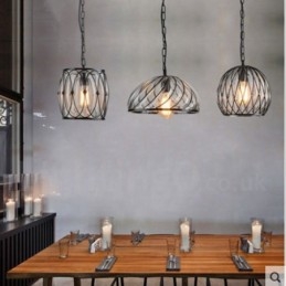 1 luz vintage café vidro pingente luz loft pingente lâmpada