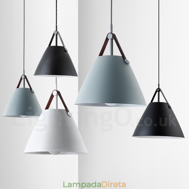 1 Luminária pendente estilo nórdico vintage