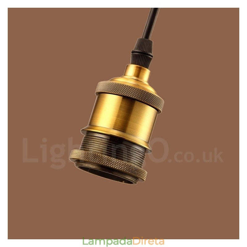 1 Luz Moderna Contemporânea Café Multi Cores Vidro Pendente Luz