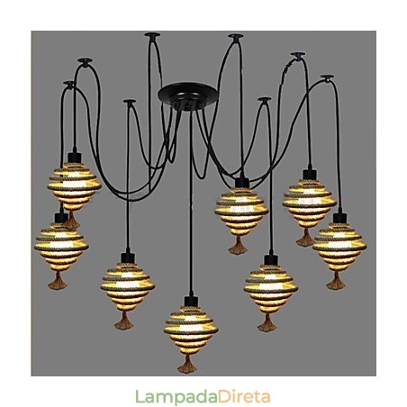 O lustre nórdico retrô Honeycomb Chandelier luminária The Heavenly Maids espalha flores. O lustre nórdico retrô Honeycomb Chandelier luminária The Heavenly Maids espalha flores.