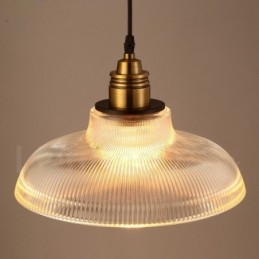 1 Luminária pendente de vidro vintage