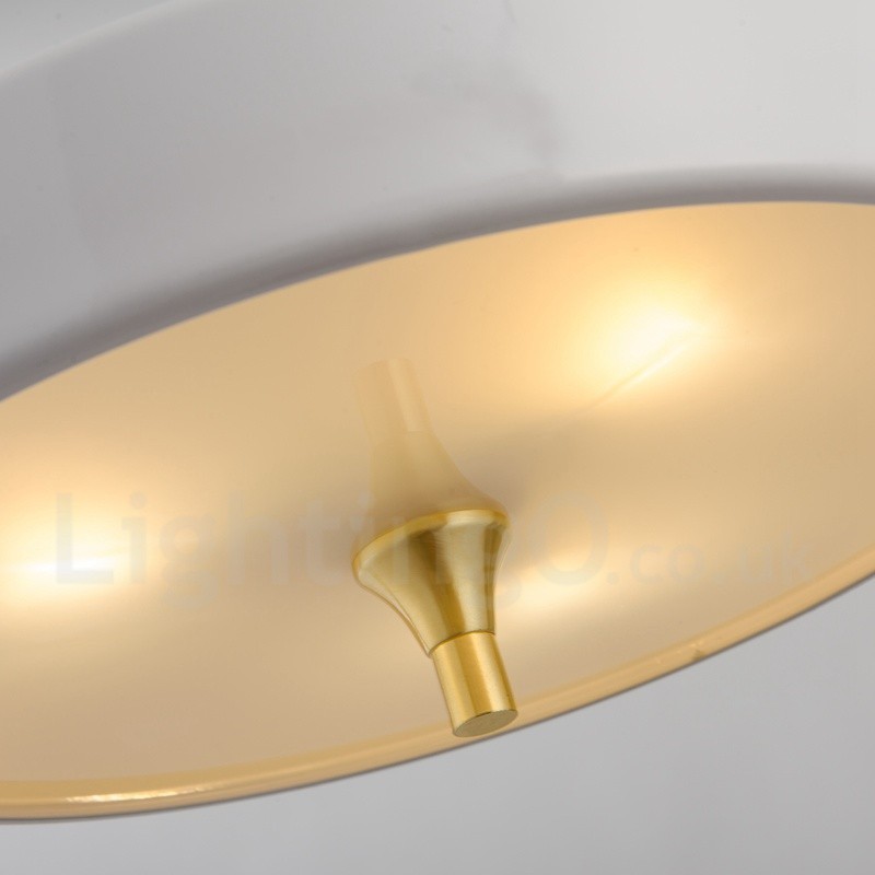 1 luz moderna contemporânea luxo pingente luz com cúpula de vidro