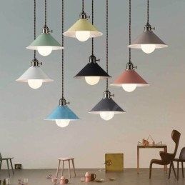 1 luz moderna contemporânea aço pendente luz com sombra de aço