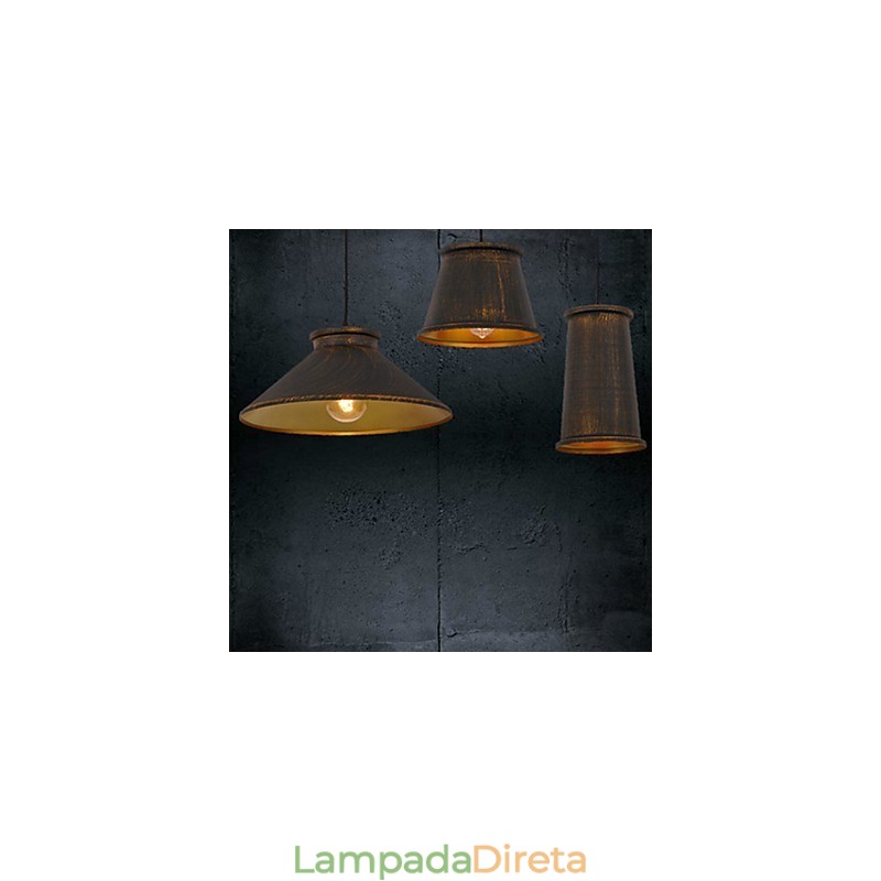 Lustre Mini Estilo Moderno Contemporâneo Metal 3 Luzes Pendentes