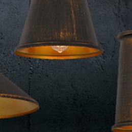 Lustre de 3 luzes estilo mini moderno e contemporâneo pingente de metal