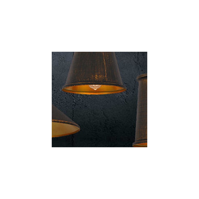 Lustre de 3 luzes estilo mini moderno e contemporâneo pingente de metal