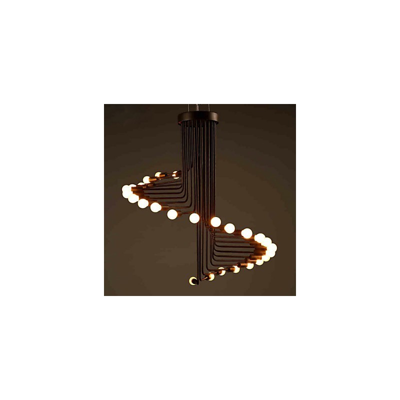 Lustre de metal com pintura country