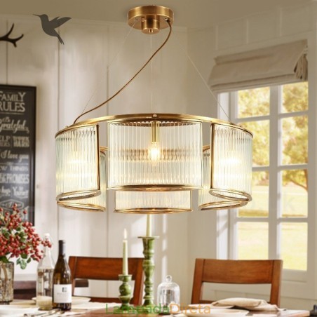 6 Luz Retro Rústico Luxo Latão Pendente Lâmpada Lustre com Sombra de Vidro 6 Luz Retro Rústico Luxo Latão Pendente Lâmpada Lustre com Sombra de Vidro