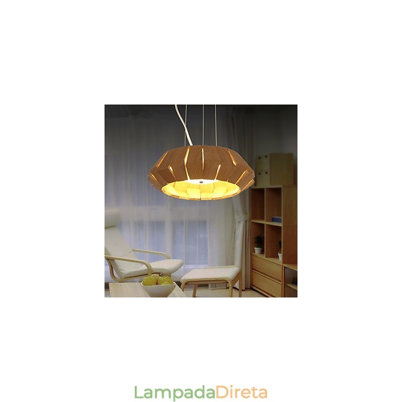 Lustre Country Madeira Bambu
