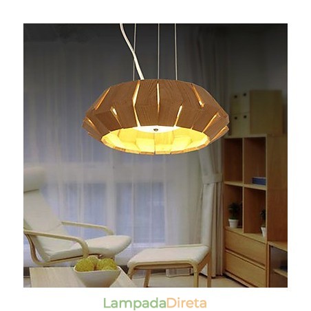 Lustre Country Madeira Bambu Lustre Country Madeira Bambu