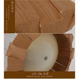 Lustre Country Madeira Bambu