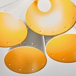 4 Luz Retro Rústico Luxo Liga de Alumínio Pendente Lâmpada Lustre com Liga de Alumínio Sombra