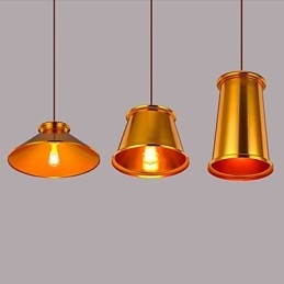 Lustre Mini Estilo Moderno Contemporâneo Metal 3 Luzes Pendentes