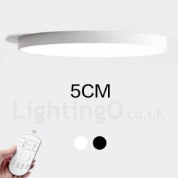 Luzes de teto embutidas ultrafinas, modernas, contemporâneas e reguláveis, estilo nórdico, com cúpula de acrílico e controle remoto, também podem ser usadas como luz de parede