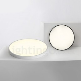 Luzes de teto embutidas ultrafinas, modernas, contemporâneas e reguláveis, estilo nórdico, com cúpula de acrílico e controle remoto, também podem ser usadas como luz de parede