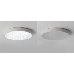 Luzes de teto embutidas ultrafinas, modernas, contemporâneas e reguláveis, estilo nórdico, com cúpula de acrílico e controle remoto, também podem ser usadas como luz de parede