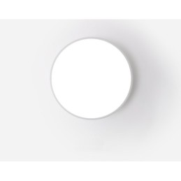 Luzes de teto embutidas ultrafinas, modernas, contemporâneas e reguláveis, estilo nórdico, com cúpula de acrílico e controle remoto, também podem ser usadas como luz de parede