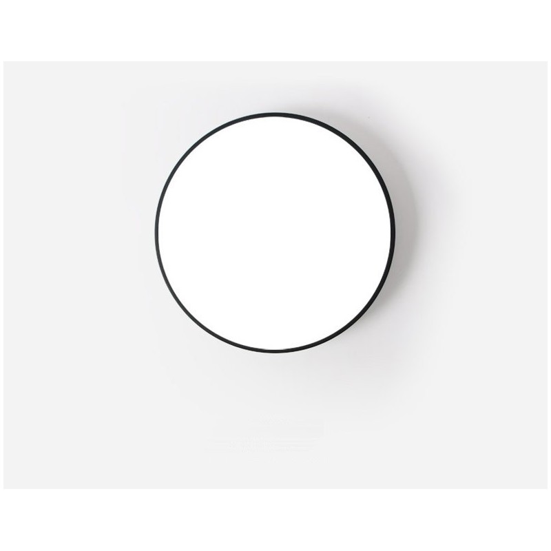 Luzes de teto embutidas ultrafinas, modernas, contemporâneas e reguláveis, estilo nórdico, com cúpula de acrílico e controle remoto, também podem ser usadas como luz de parede