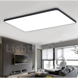 Luminárias de teto embutidas estilo nórdico moderno e contemporâneo com abajur de acrílico e controle remoto