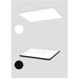 Luminárias de teto embutidas estilo nórdico moderno e contemporâneo com abajur de acrílico e controle remoto