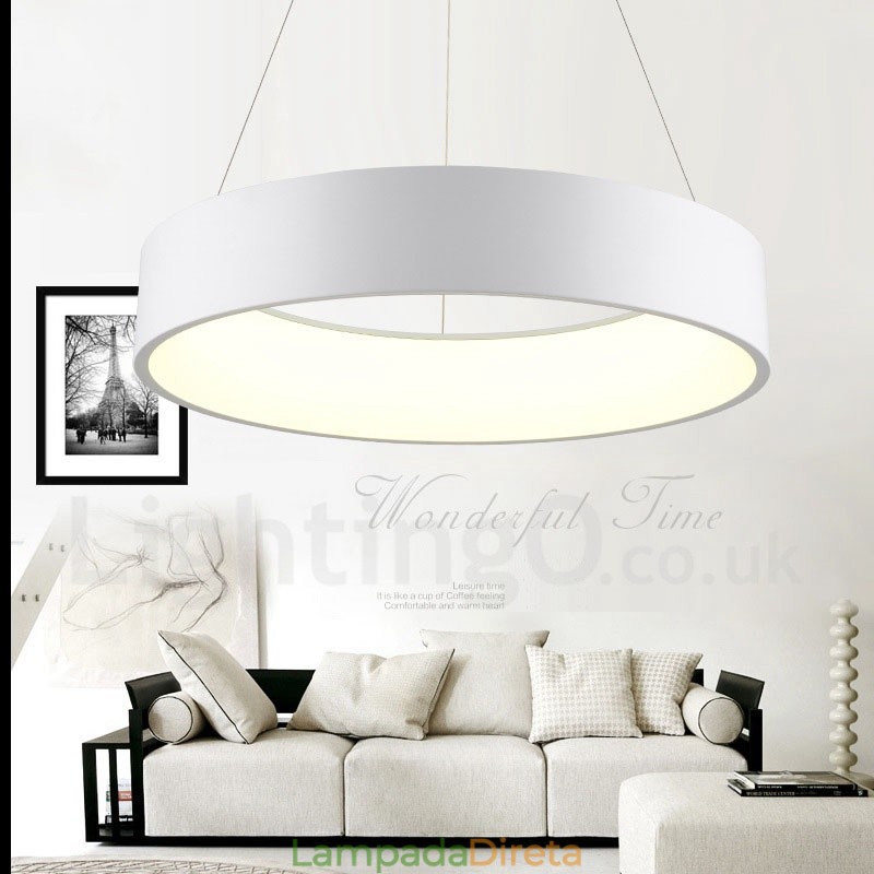 Luminárias de teto pendentes estilo nórdico moderno e contemporâneo com controle remoto regulável