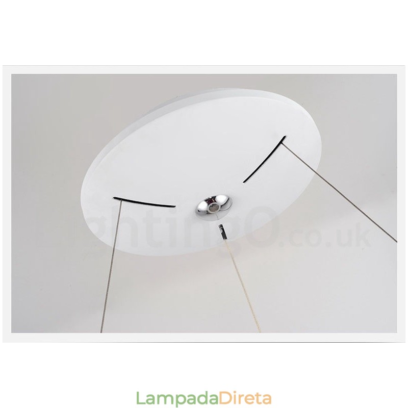 Luminárias de teto pendentes estilo nórdico moderno e contemporâneo com controle remoto regulável