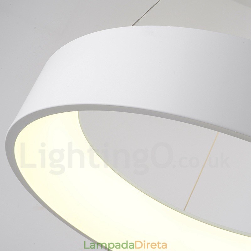 Luminárias de teto pendentes estilo nórdico moderno e contemporâneo com controle remoto regulável