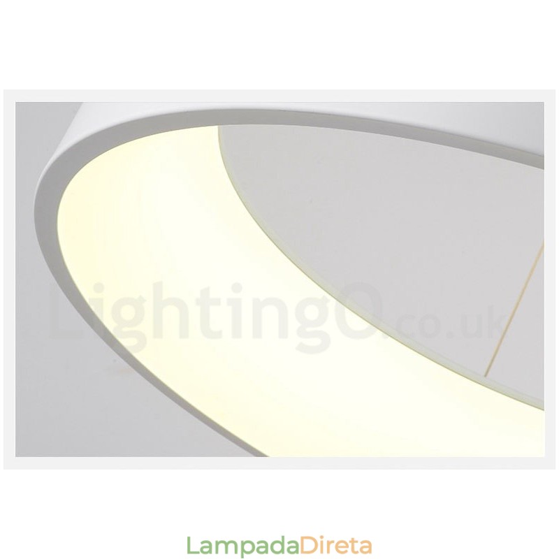 Luminárias de teto pendentes estilo nórdico moderno e contemporâneo com controle remoto regulável