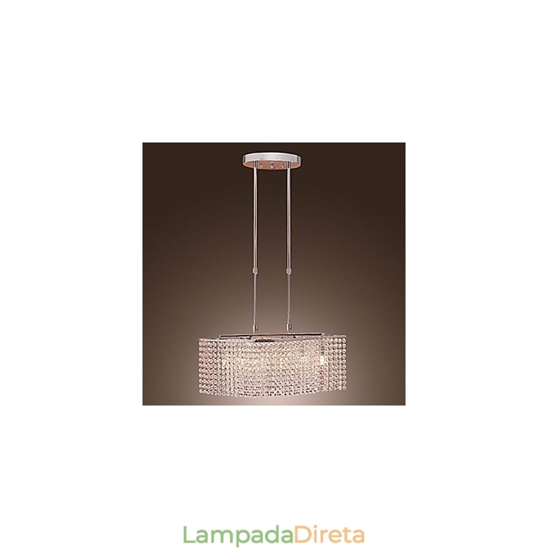 Lustre de Cristal Moderno Contemporâneo Cristal