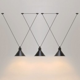 Luminária de teto pendente contemporânea moderna com 3 luzes