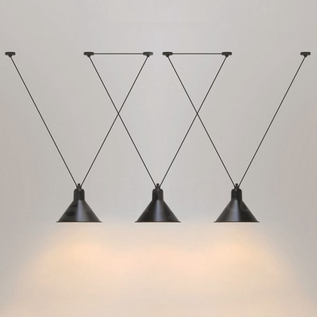 Luminária de teto pendente contemporânea moderna com 3 luzes Luminária de teto pendente contemporânea moderna com 3 luzes