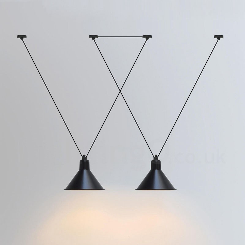 Luminária de teto pendente contemporânea moderna com 3 luzes