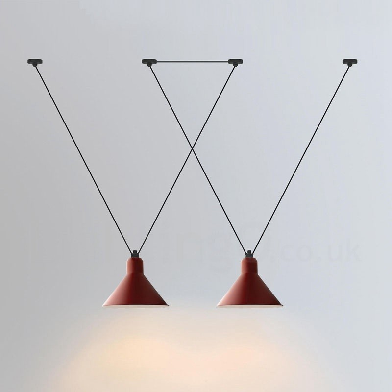 Luminária de teto pendente contemporânea moderna com 3 luzes