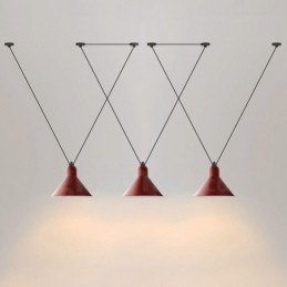 Luminária de teto pendente contemporânea moderna com 3 luzes