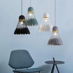 1 Luminária de teto pendente moderna e contemporânea