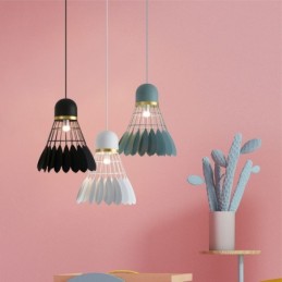 1 Luminária de teto pendente moderna e contemporânea