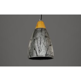 1 luz cimento moderno contemporâneo pingente luz teto lâmpada