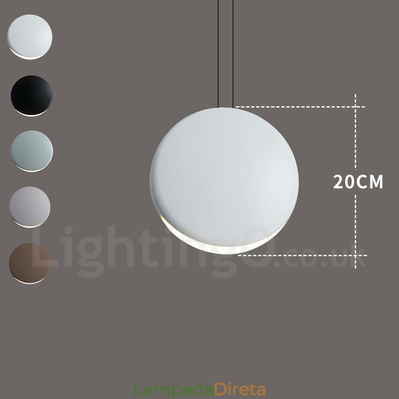 1 luz cimento moderno contemporâneo pingente luz teto lâmpada