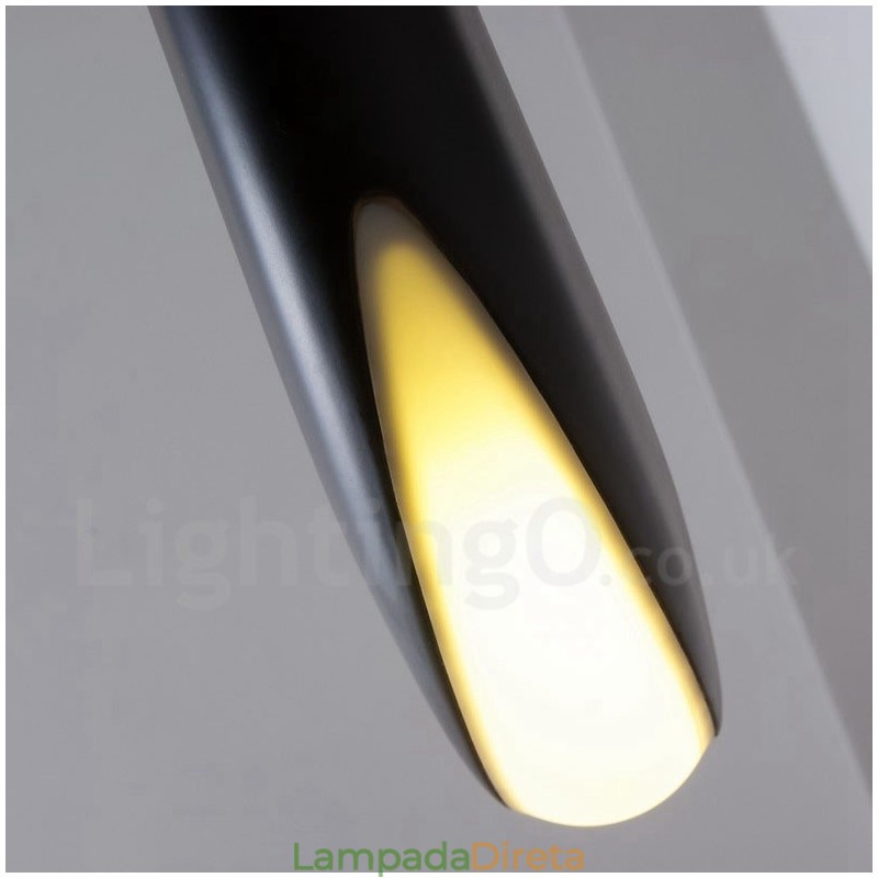 1 luz cimento moderno contemporâneo pingente luz teto lâmpada