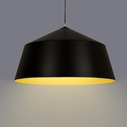 Lustre moderno contemporâneo de metal com pingente de luz